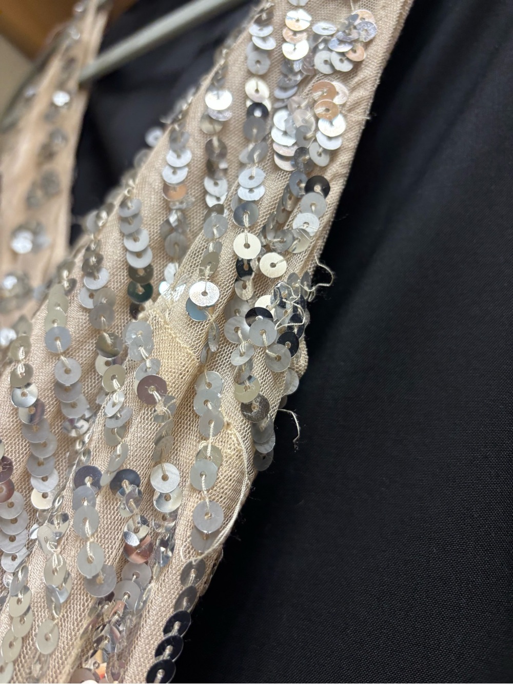 Free People Sequin V-Neck Sleeveless Cocktail Dress (“NWT” but slightly damaged) - Picture 5 of 7